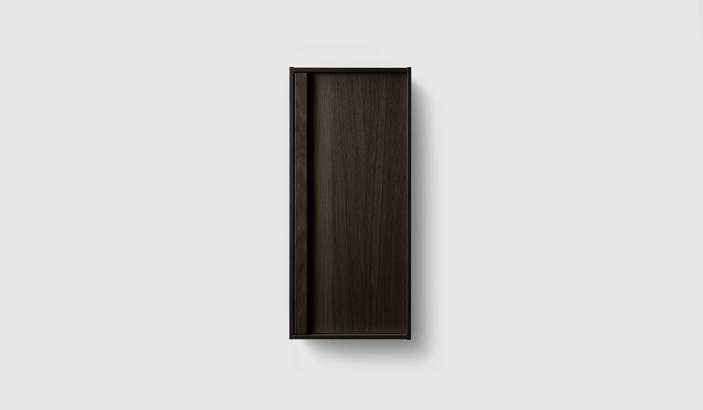 H2 C32 Dark Wood H2 Wall Cabinet