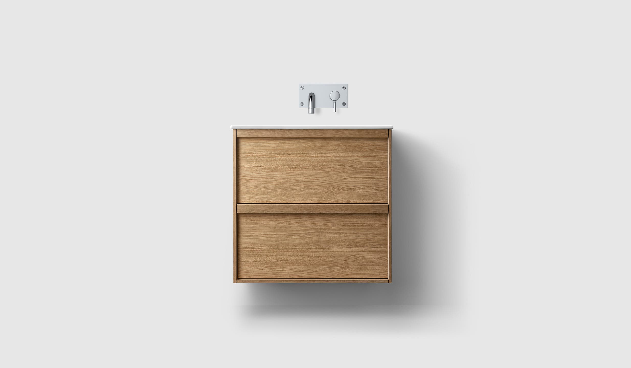 H2/60 - Oak Wood - Porcelain No Taphole