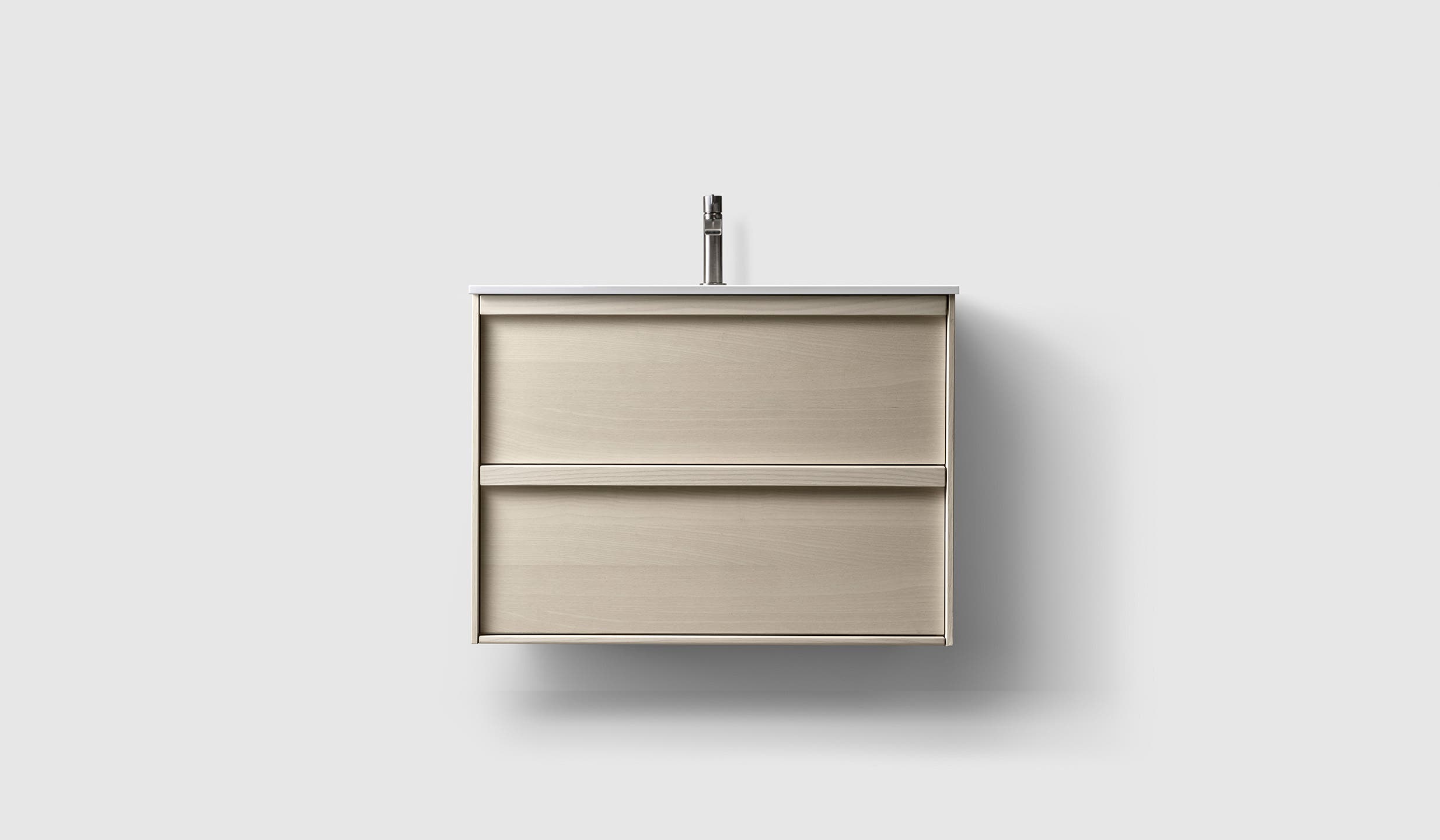 H2/80 - Light Ash Wood - White Solid IG