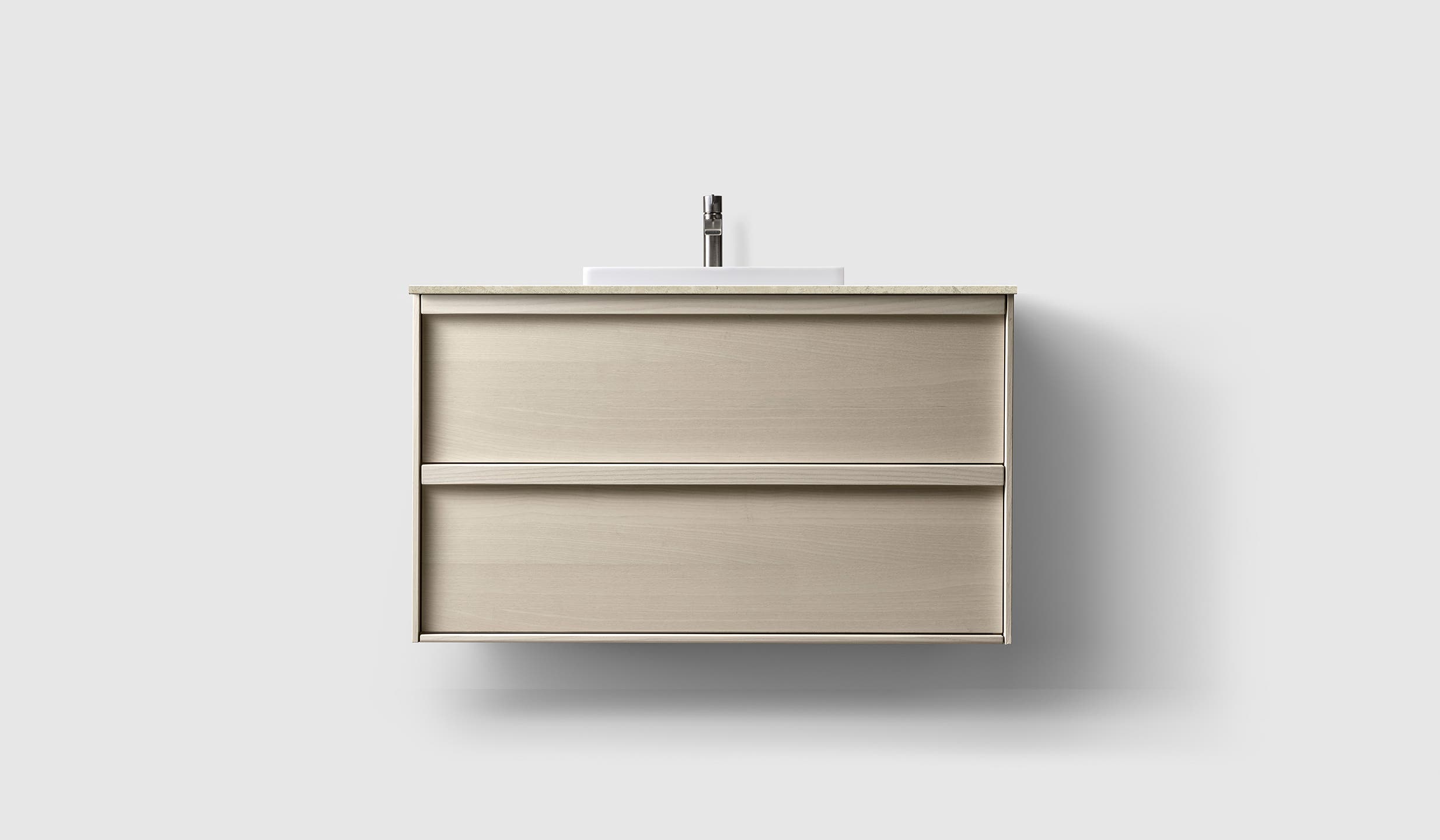 H2/100 - Light Ash Wood - KL/White S