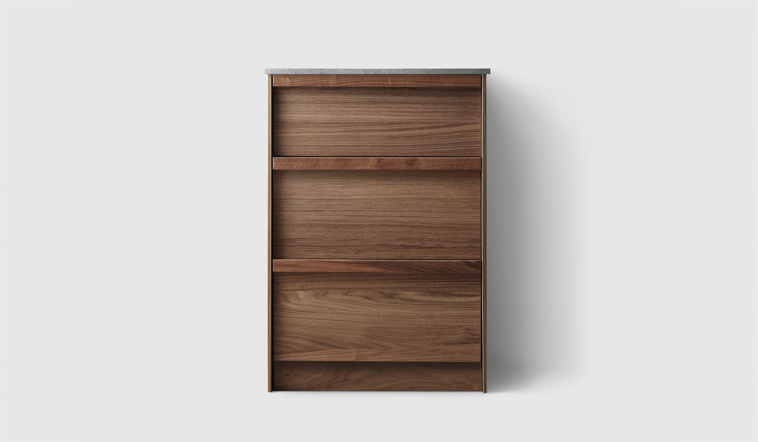 H2/UC60 KOMBI med tvättkorg - Walnut Wood