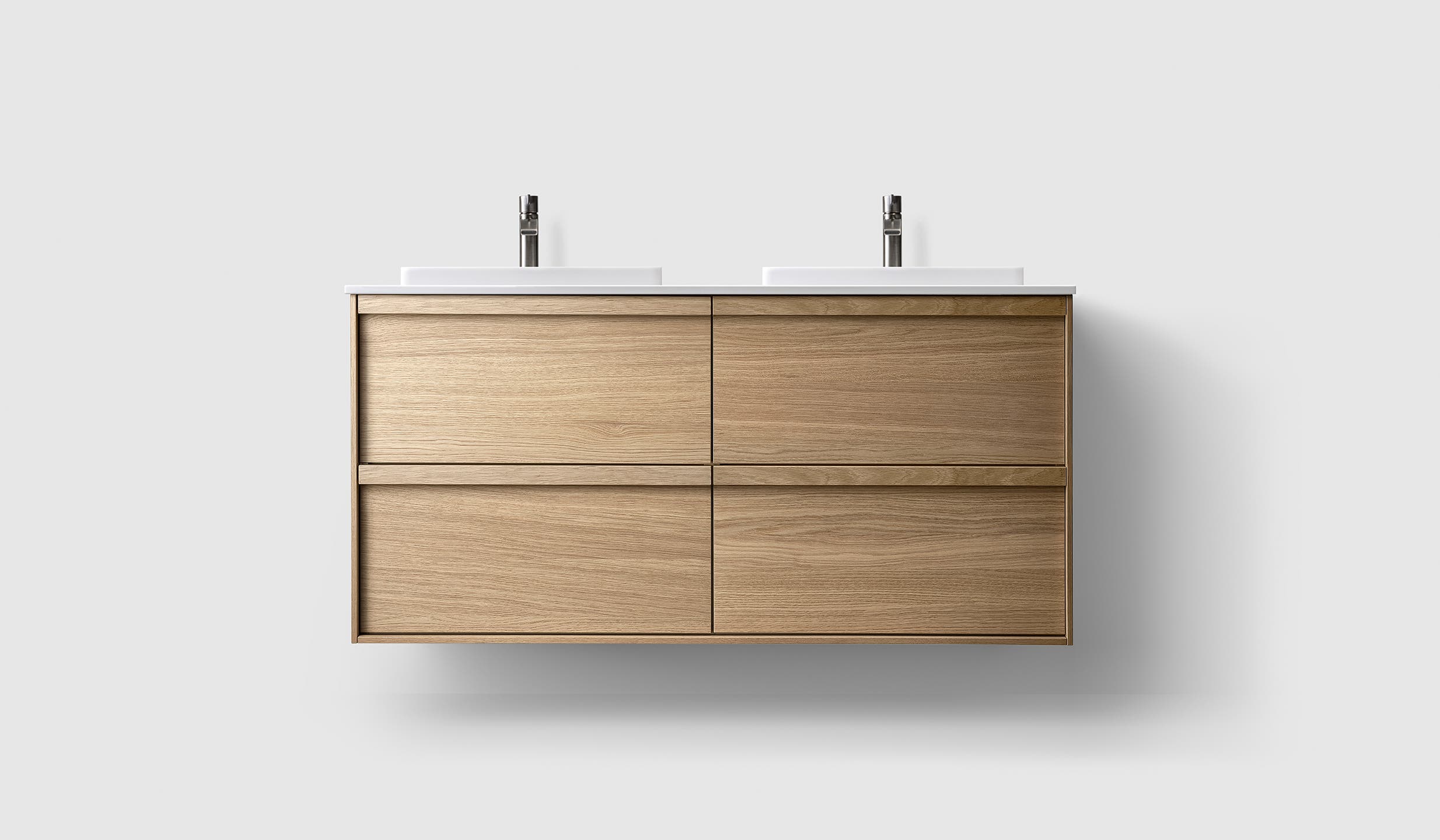 H2/120 - Oak Wood - White Solid