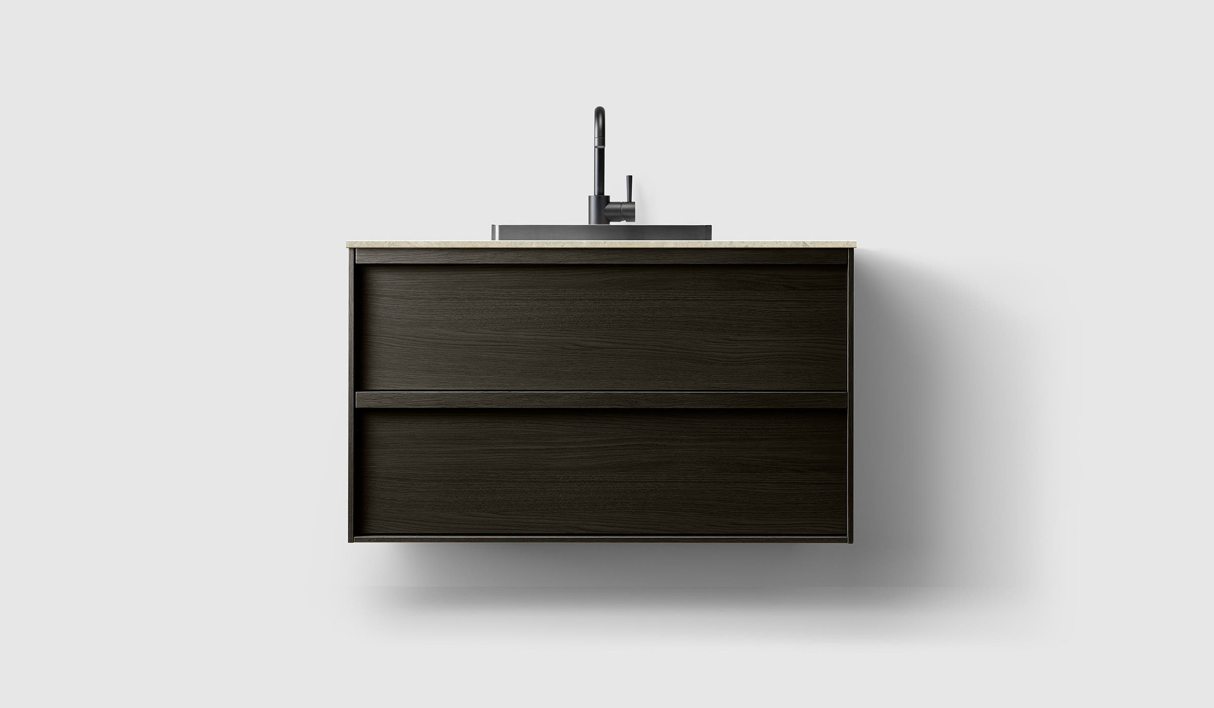 H2/100 - Dark Wood - NI/Black Chrome