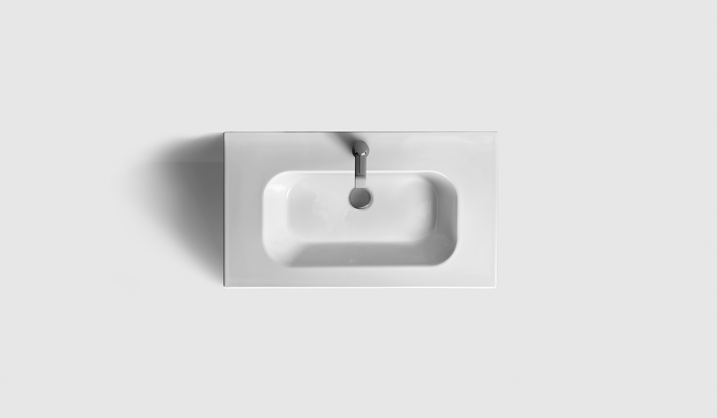 H3/80 - White - Porcelain - A2.01 Brass