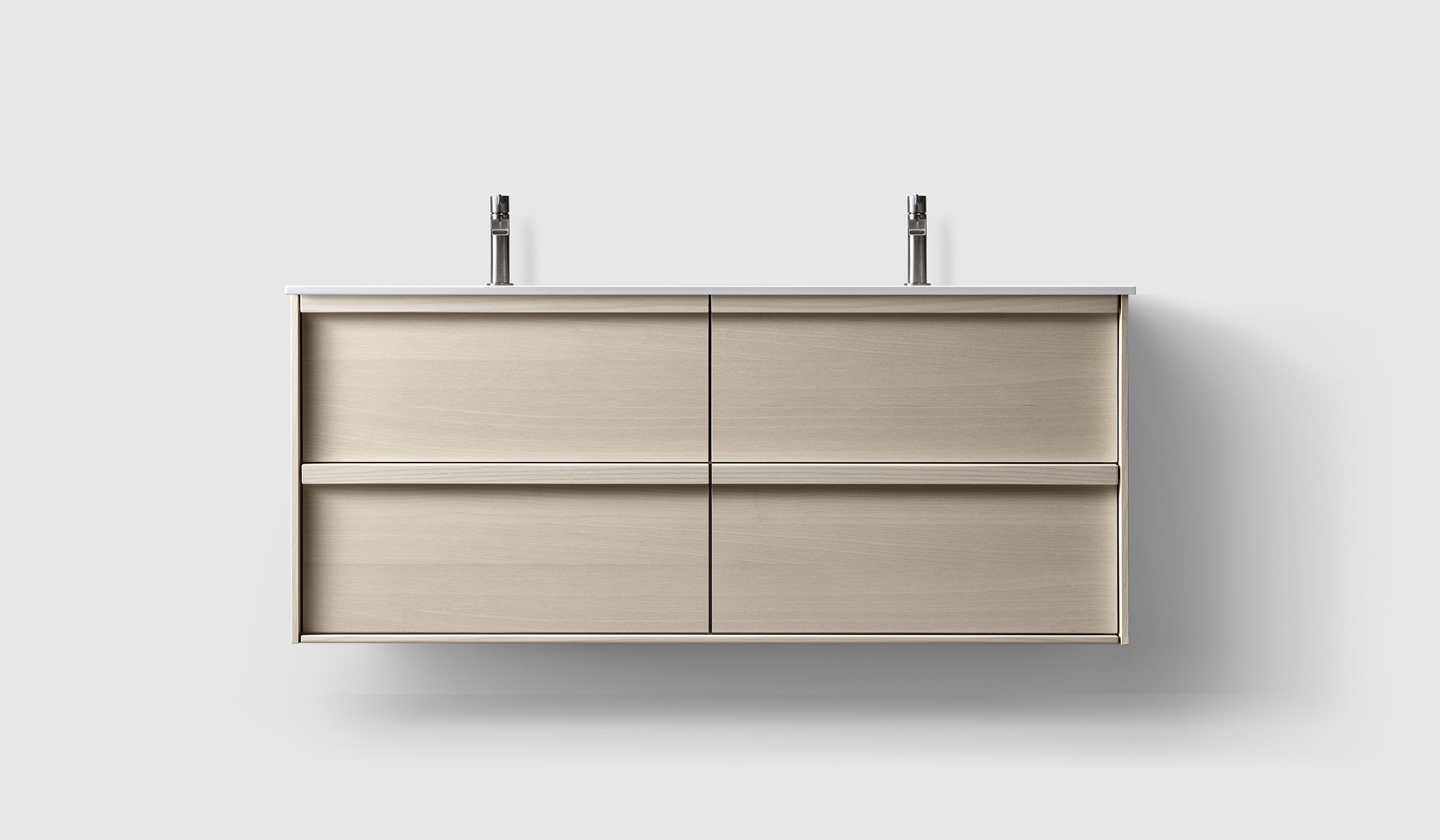 H2/140 - Light Ash Wood - White Solid IG