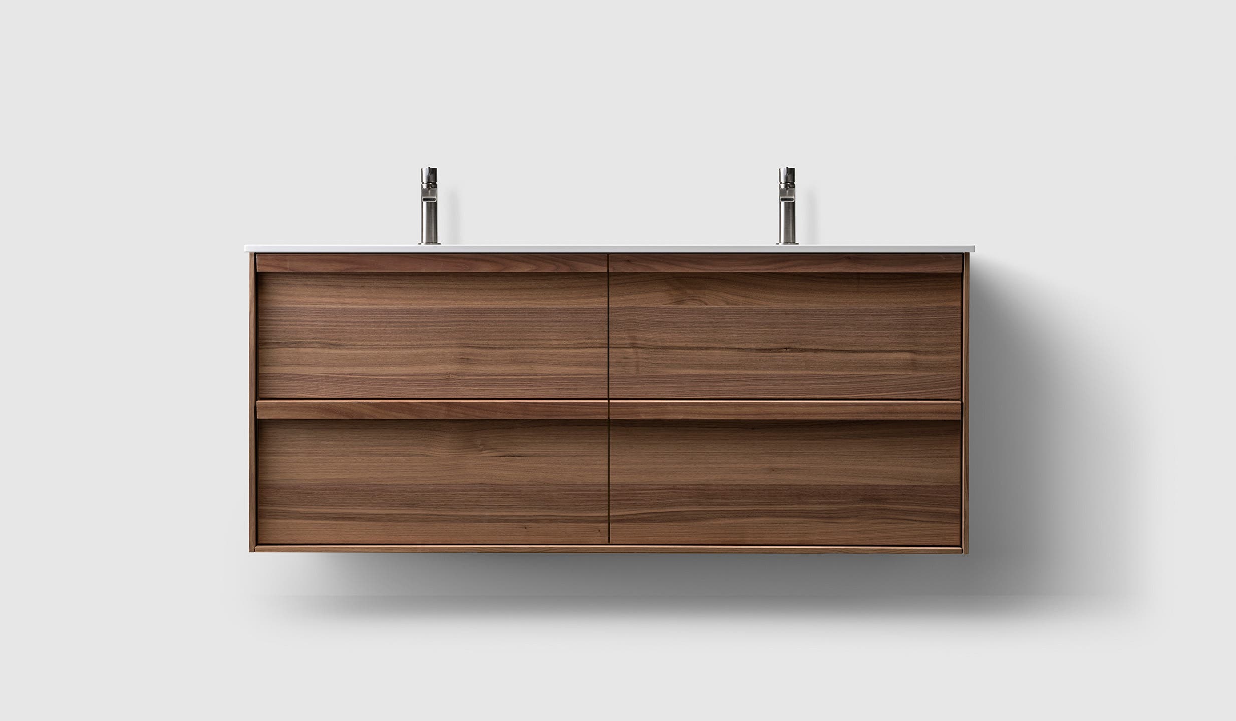 H2/140 - Walnut Wood - White Solid IG