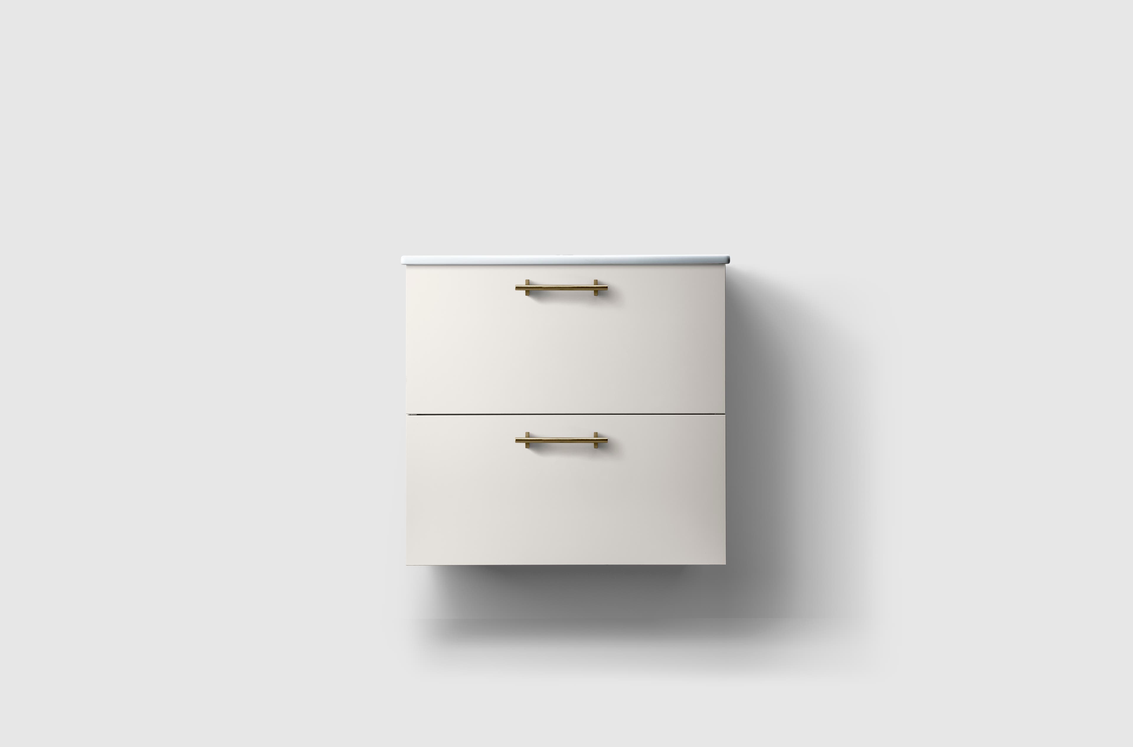 H3/60S - White - Porcelain - A2.03 Brass