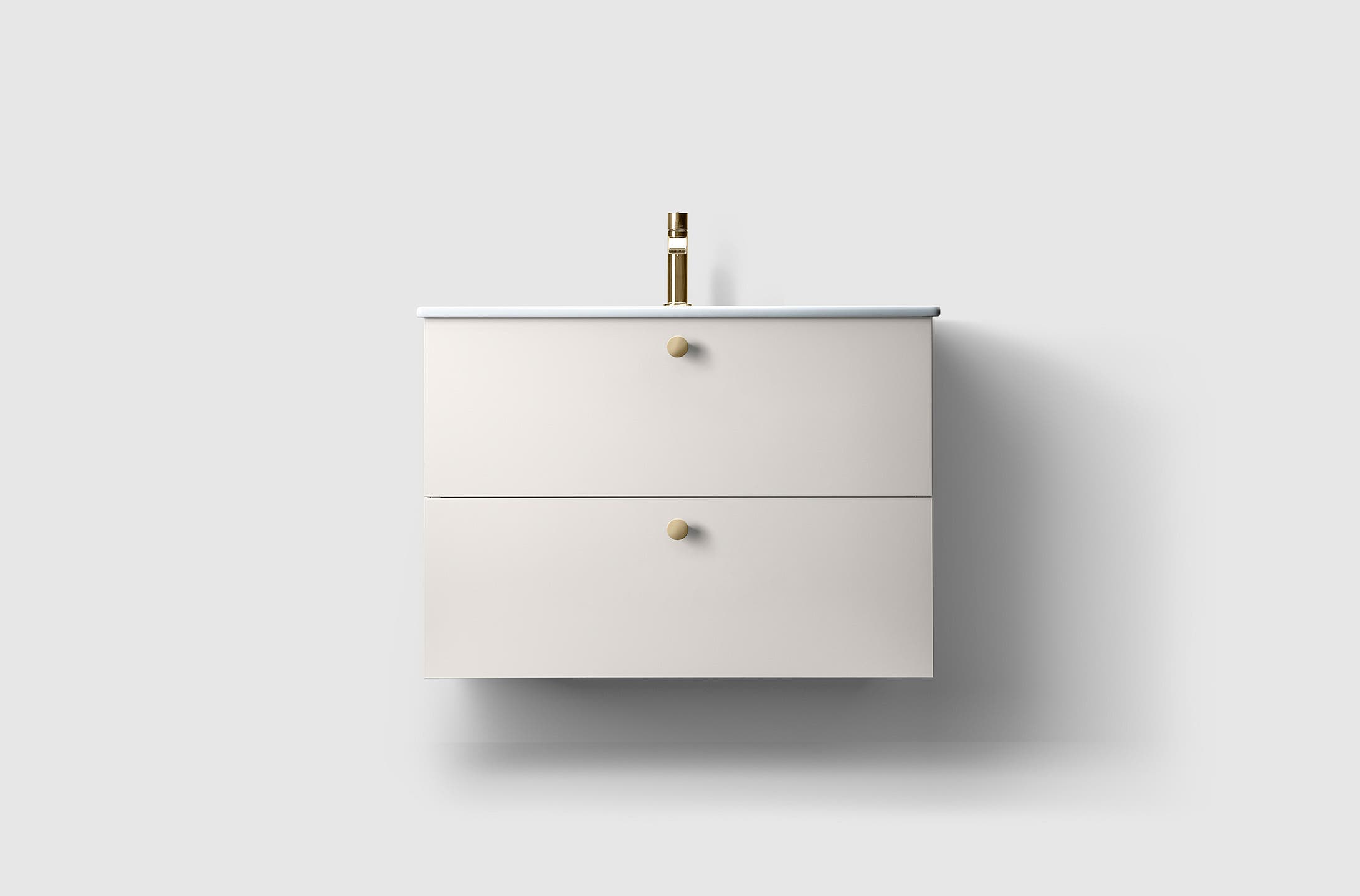 H3/80S - White - Porcelain - A2.01 Brass