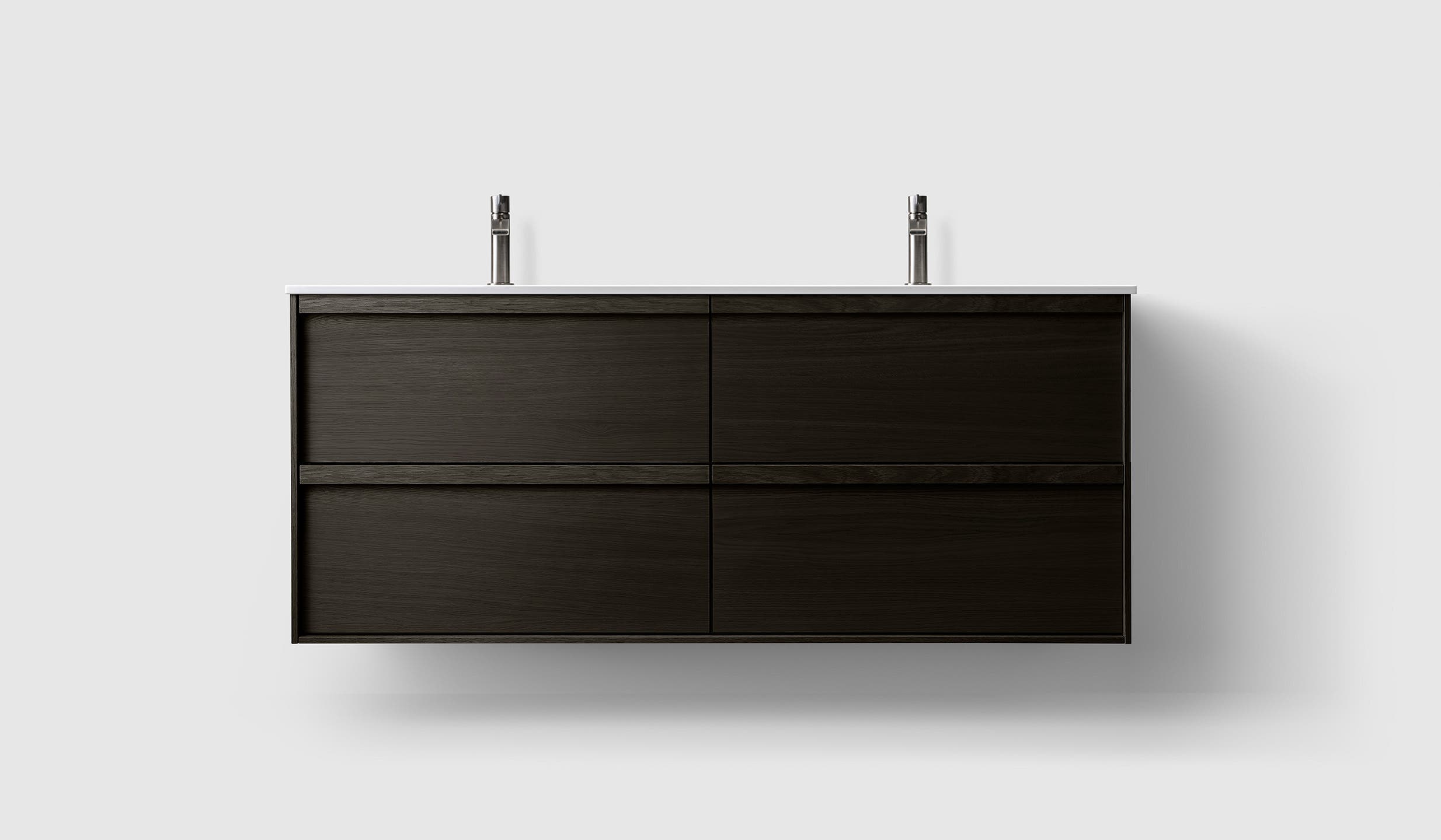 H2/140 - Dark Wood - White Solid IG